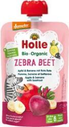 HOLLE Zebra Beet Bio ovocné pyré jablko, banán a červená řepa, 100 g (6m+)