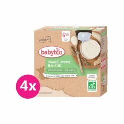 4x BABYBIO Ovesná kaše s banánem (85 g)