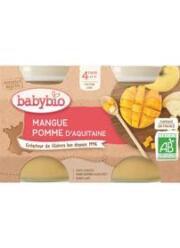 BABYBIO Příkrm jablko mango (2x 130 g)