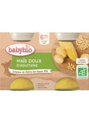 BABYBIO Příkrm sladká kukuřice (2x 130 g)