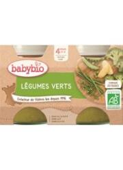 BABYBIO Příkrm zelená zelenina (2x 130 g)
