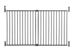 DREAMBABY Zábrana bezpečnostní Broadway 2-panelová extra široká 76-134,5 cm Charcoal