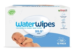 12x WATERWIPES 100% BIO odbouratené ubrousky 60 ks