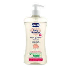 CHICCO Šampon micelární na vlasy a tělo s dávkovačem Sensitive 500 ml