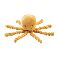 NATTOU První hračka pro miminka chobotnička PIU PIU Lapidou ochre 0m +