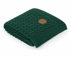 CEBA Deka pletená v dárkovém balení 90 x 90 Vlny Emerald