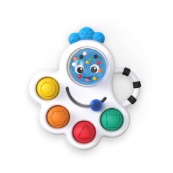 BABY EINSTEIN Hračka senozorická chrastítko a kousátko Opus 's Shape Pops ™ 3m +