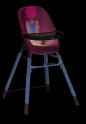 JANÉ Židle jídelní 3v1 Woody Cosmos
