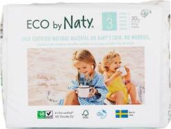 ECO BY NATY 3 Midi, 30 ks (4-9 kg) - jednorázové pleny