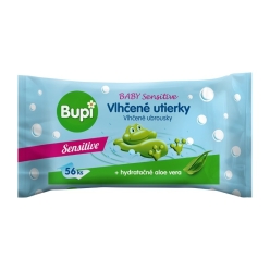 BUPI Baby Vlhčené utěrky Sensitive 56 ks