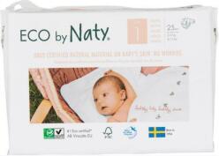ECO BY NATY 1 Newborn, 25 ks (2-5 kg) - jednorázové pleny