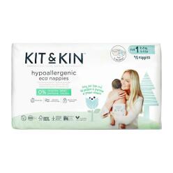 KIT & KIN eko plenky, velikost 1 (40 ks), 2-5 kg