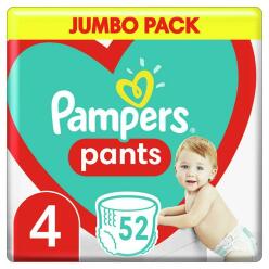 PAMPERS Plenkové kalhotky Pants vel. 4, 52 ks, 9-15 kg