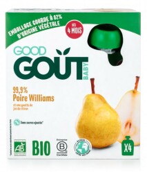 4x GOOD GOUT BIO Hruška 85 g