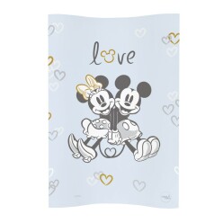 CEBA Podložka přebalovací měkká COSY 50x70 Disney Minnie & Mickey Blue