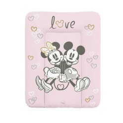 CEBA Podložka přebalovací měkká na komodu 50x70 Disney Minnie & Mickey Pink