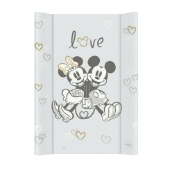 CEBA Podložka přebalovací s pevnou deskou COMFORT 50x70 Disney Minnie & Mickey Grey