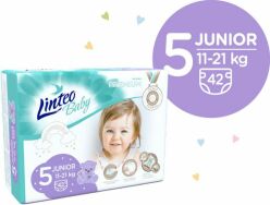 LINTEO BABY Plenky Baby Prémium JUNIOR (11-21 kg) 168 ks