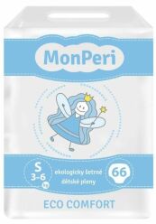 MONPERI Jednorázové pleny Eco Comfort S 3-6 kg