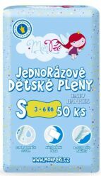 MONPERI Jednorázové pleny Klasik S 3-6 kg