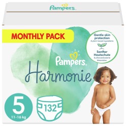 PAMPERS Harmonie Velikost 5, 132 ks, 11-16  kg