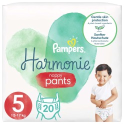 PAMPERS Pants Harmonie Plenkové Kalhotky Velikost 5, 20 ks, 12-17  kg
