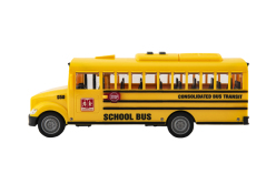 TEDDIES Autobus školní 27cm na setrvačník