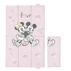 CEBA Podložka přebalovací cestovní 50x80 Disney Minnie & Mickey Pink