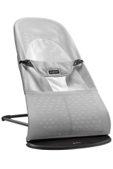 BABYBJÖRN Lehátko Balance Soft - Silver/White Mesh