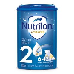 NUTRILON 2 Good Night pokračovací kojenecké mléko 800 g, 6+