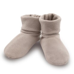 PINOKIO Capáčky/ponožky Wooden Pony z organické bavlny beige vel. 56-62