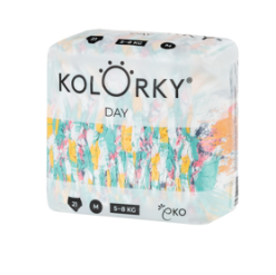 KOLORKY DAY Pleny jednorázové eko, štětec M (5-8 kg) 21 ks