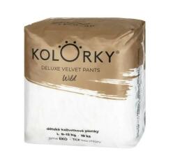 KOLORKY DELUXE VELVET PANTS Wild Kalhotky plenkové jednorázové eko L (8-13 kg) 19 ks