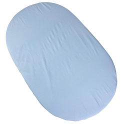 MIMIKO Prostěradlo na oválnou matraci Modré