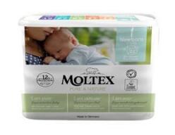 MOLTEX Pure&Nature Pleny jednorázové Newborn (2-4 kg) 22 ks