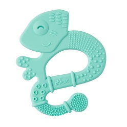 CHICCO Kousátko silikonové Super Soft Chameleon modrý 2m+