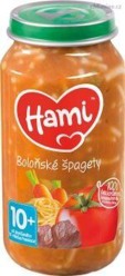 HAMI Špagety s hovězím a zeleninou (250 g) - maso-zeleninový příkrm