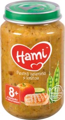 HAMI Pestrá zelenina s krůtou (200 g) - masozeleninový příkrm