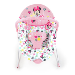 DISNEY BABY Lehátko vibrující Minnie Mouse Spotty Dotty 0 m+, do 9 kg