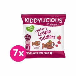 7x KIDDYLICIOUS Rybičky křupavé malinové