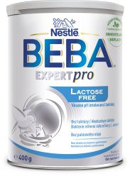 BEBA EXPERTpro Lactose Free Výživa mléčná počáteční 400 g,  0m+