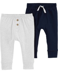 CARTER'S Tepláky Grey&Navy holka LBB 2ks 3m