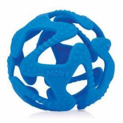 Kousátko silikonová míč tmavě modrá 3m+
