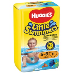 HUGGIES Little Swimmers Pleny do vody jednorázové 5-6 (12-18 kg) 11 ks