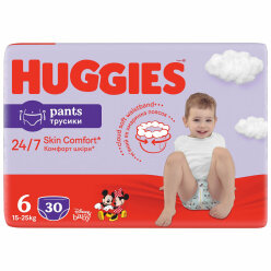 HUGGIES Pants Kalhotky plenkové jednorázové 6 (15-25 kg) 30 ks