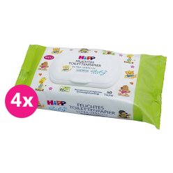 6x HiPP Babysanft Vlhčený toaletní papír ULTRA SENSITIVE, 50 ks