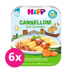 6x HiPP BIO Cannelloni se zeleninou od 1 roku, 250 g