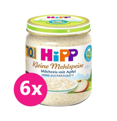 6x HiPP BIO Mléčná rýže s jablky od uk. 9. měsíce, 200 g