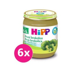 6x HiPP BIO první brokolice (125 g) - zeleninový příkrm