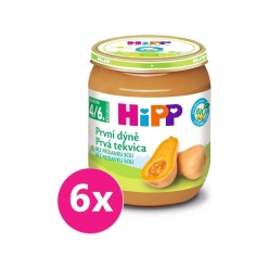 6x HiPP BIO První dýně (125 g) - zeleninový příkrm